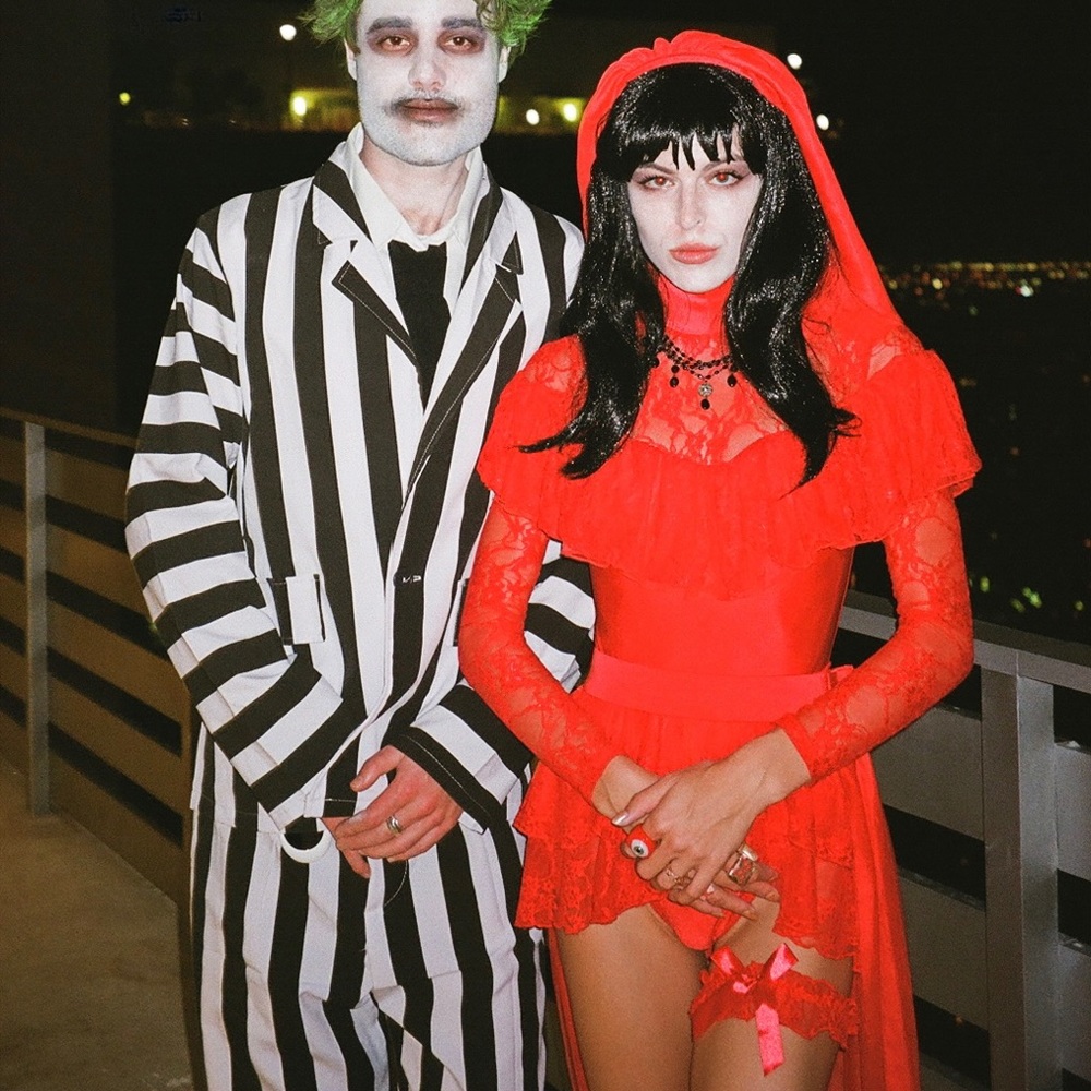 BEELTEJUICE AND BEELTE BRIDE (Lydia) COSTUME (can buy separately)